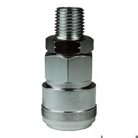 Dixon NK Series Industrial Japanese Quick Disconnect Pneumatic Coupler, 1/4-18 Nominal, 300 psi Pressure,  2NKM2